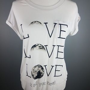 🍍NWT Lunar Phase  Hi-Low Tee Sz S